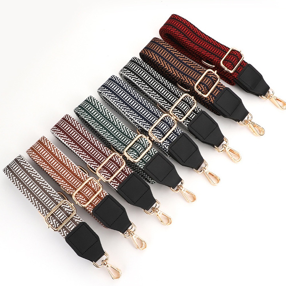 背帶 肩帶 編織背帶 包包背帶 寬背帶 斜背帶 肩背帶 手機背帶 尼龍背帶 斜紋織帶 刺繡肩帶 可調節背帶 禮物 004