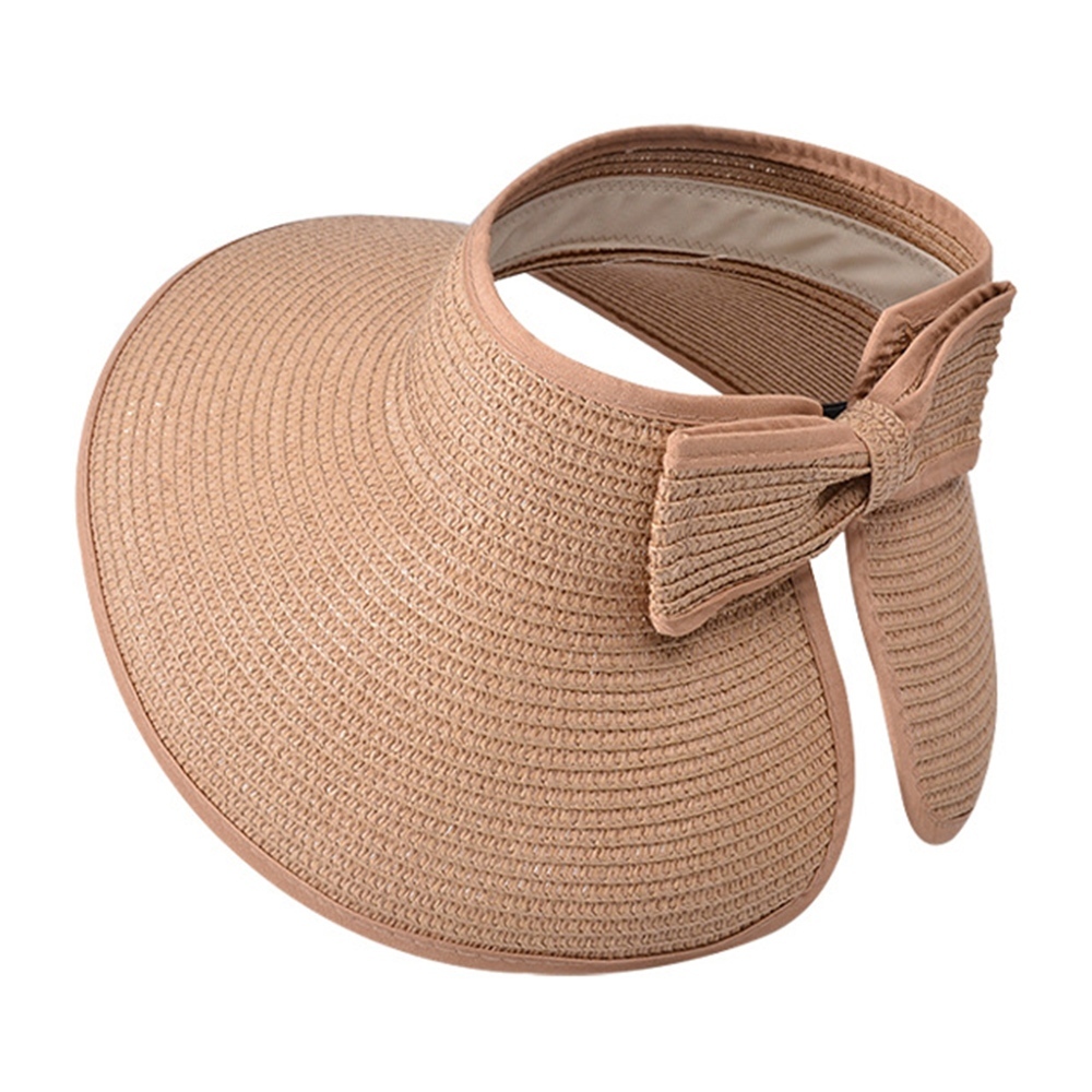 帽子 空頂帽 遮陽帽 防曬帽 草編帽 大簷帽 可折疊 太陽帽 戶外遮陽帽 沙灘帽 時尚防曬遮陽帽 小臉神器 禮物 017