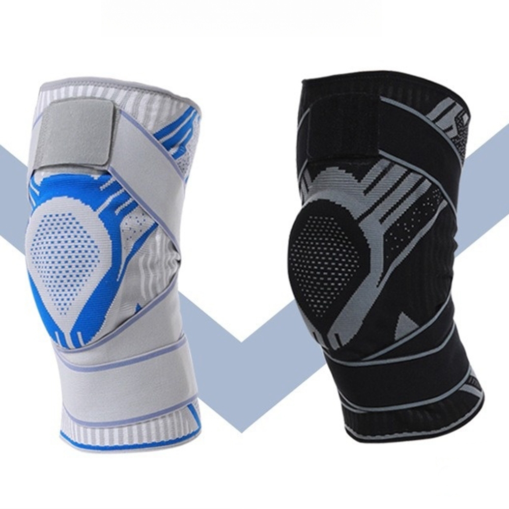 護膝 運動護膝 膝蓋護具 防滑護具套 支撐 腿套 減震 透氣 耐磨 彈性繃帶 可調式 籃球護膝 重訓 訓練 護具 003