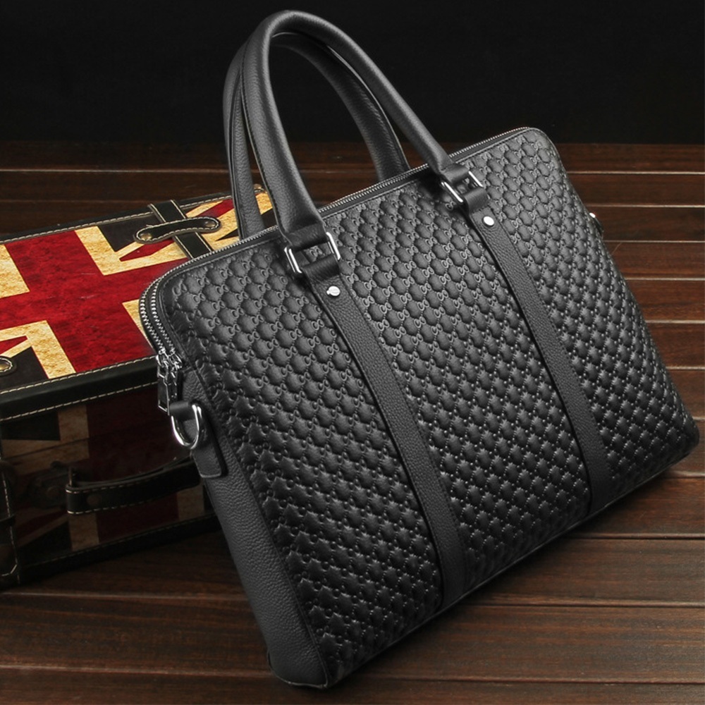 包包 手提包 斜背包 公事包 托特包 商務包 真皮包包 牛皮包包 黑色公事包 男手提包 真皮公事包 14寸電腦包 079