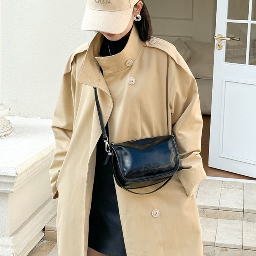 包包 腋下包 單肩包 手提包 斜背包 小方包 牛皮包包 真皮包包 小包包 韓國包包 真皮腋下包 復古單肩包 禮物 207