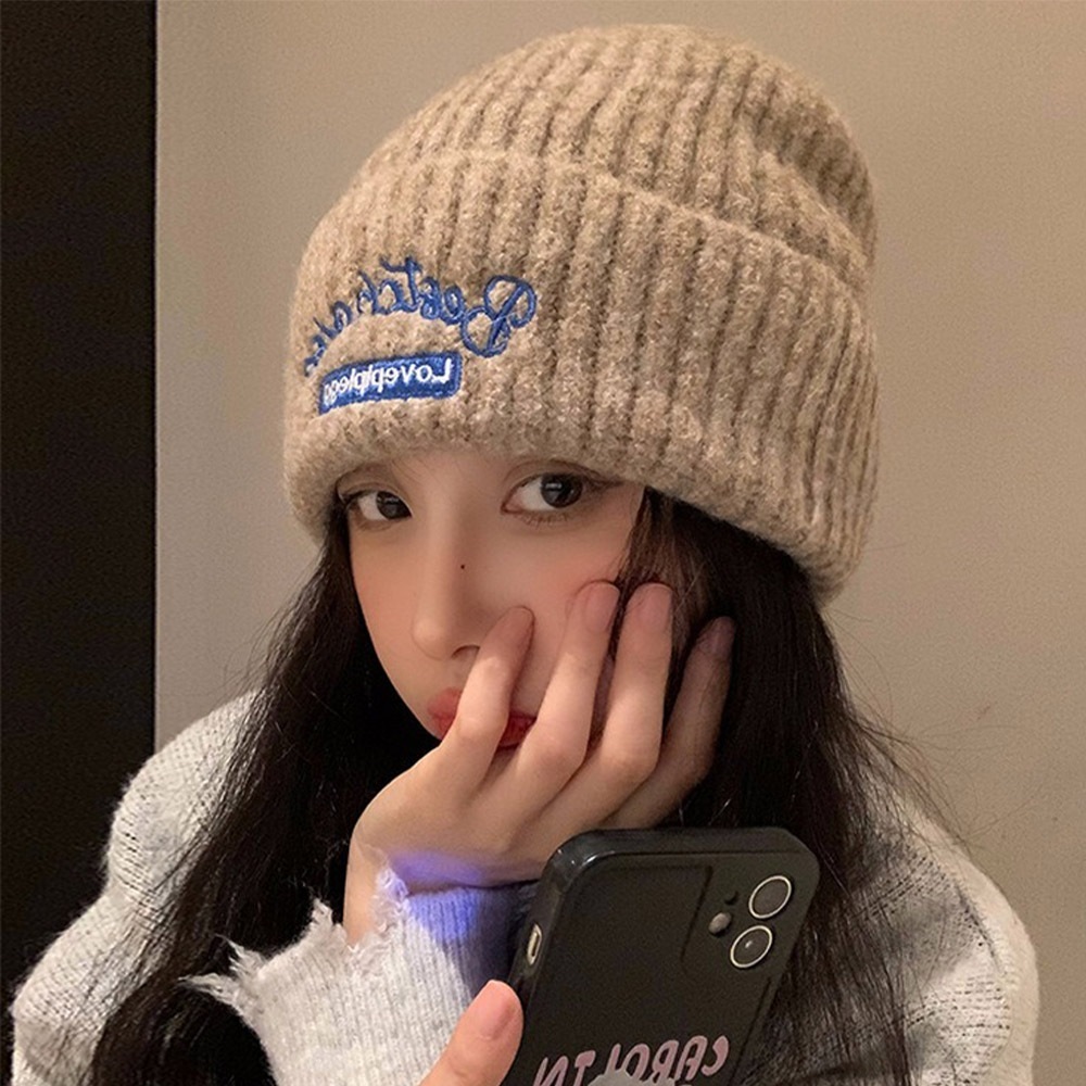 毛帽 冷帽 針織帽 毛線帽 美式復古 包頭帽 顯臉小帽子 防寒帽 保暖帽 鹽系穿搭 顯臉小帽子 情侶款 生日禮物 031