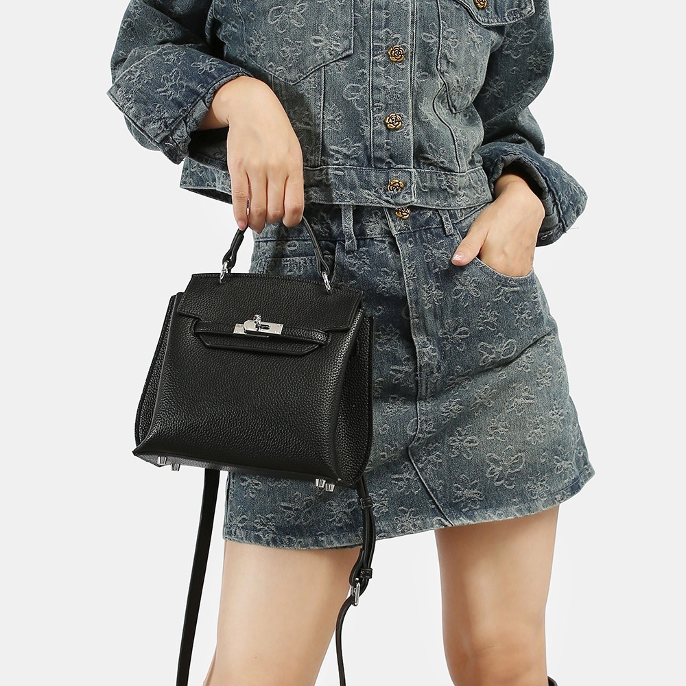 包包 手提包 斜背包女 凱莉包 迷你包 小包包 荔枝紋包包 togo包 韓國包包 可愛包包 復古手提包 女生禮物 907