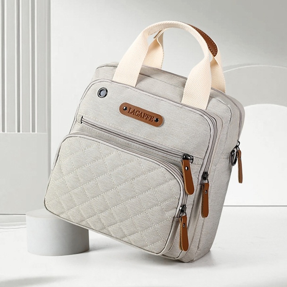 包包 後背包 手提包 媽媽包 育兒包 多功能包 高級感 母嬰包 手提媽媽包 新生禮 大容量包包 奶茶色包包 禮物 906