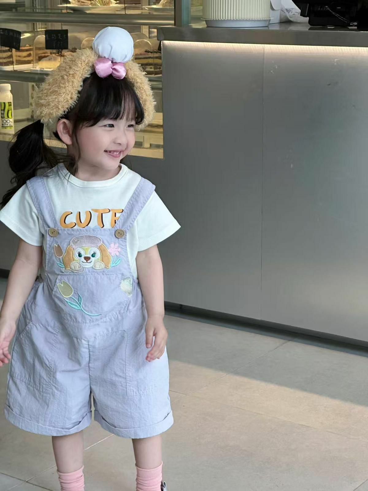 廠單 Disney餅餅背帶褲