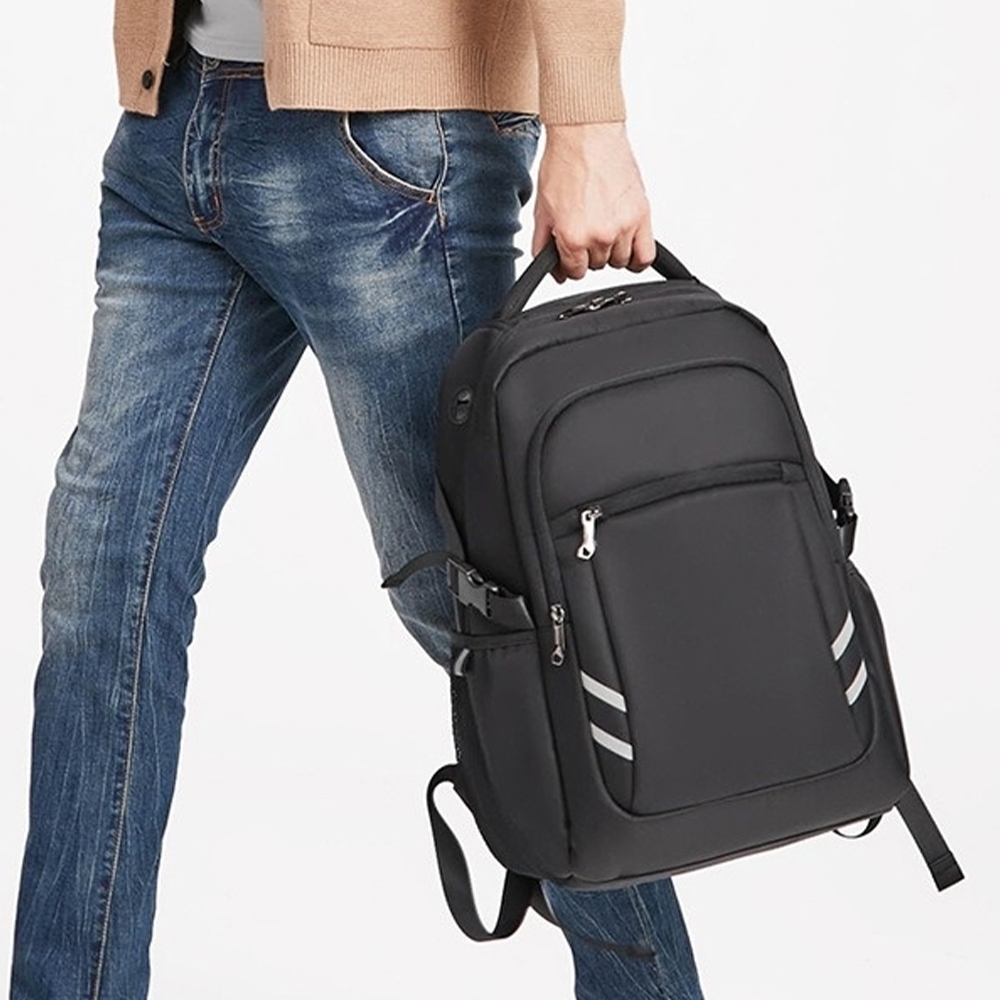 雙肩包 電腦包 電腦後背包 筆電包 17吋後背包 背包 旅行包 多層格 防水後背包 公事後背包 紅色包包 男包 410