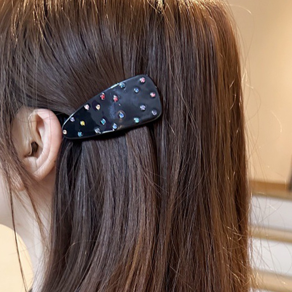 鴨嘴夾 韓國頭飾 復古髮夾 高級感 側邊夾 劉海夾 頭髮彈簧夾 壓夾 髮夾 髮飾 水鑽髮夾 醋酸髮夾 可愛髮夾 020