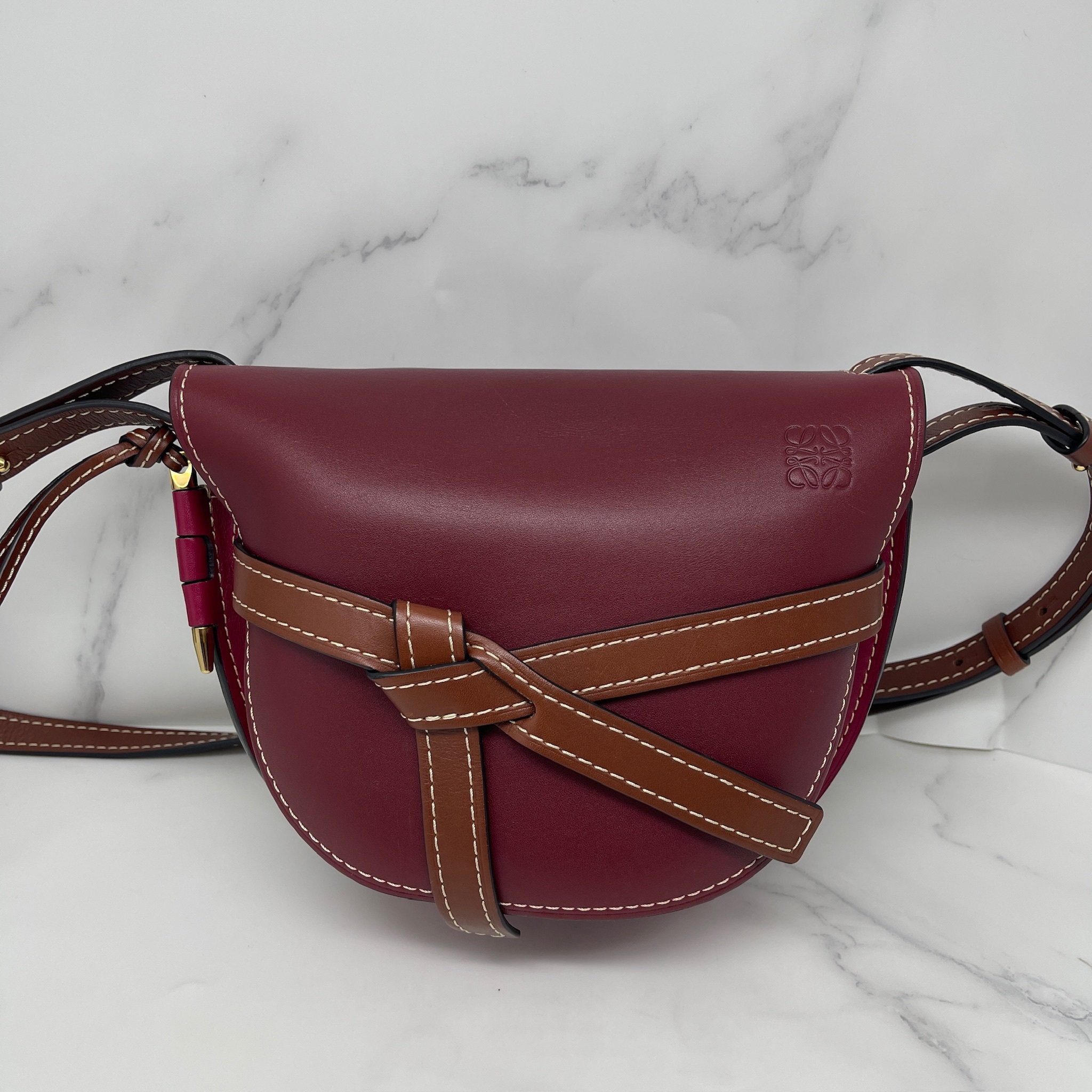 Loewe Small Gate（Wine/Cherry）