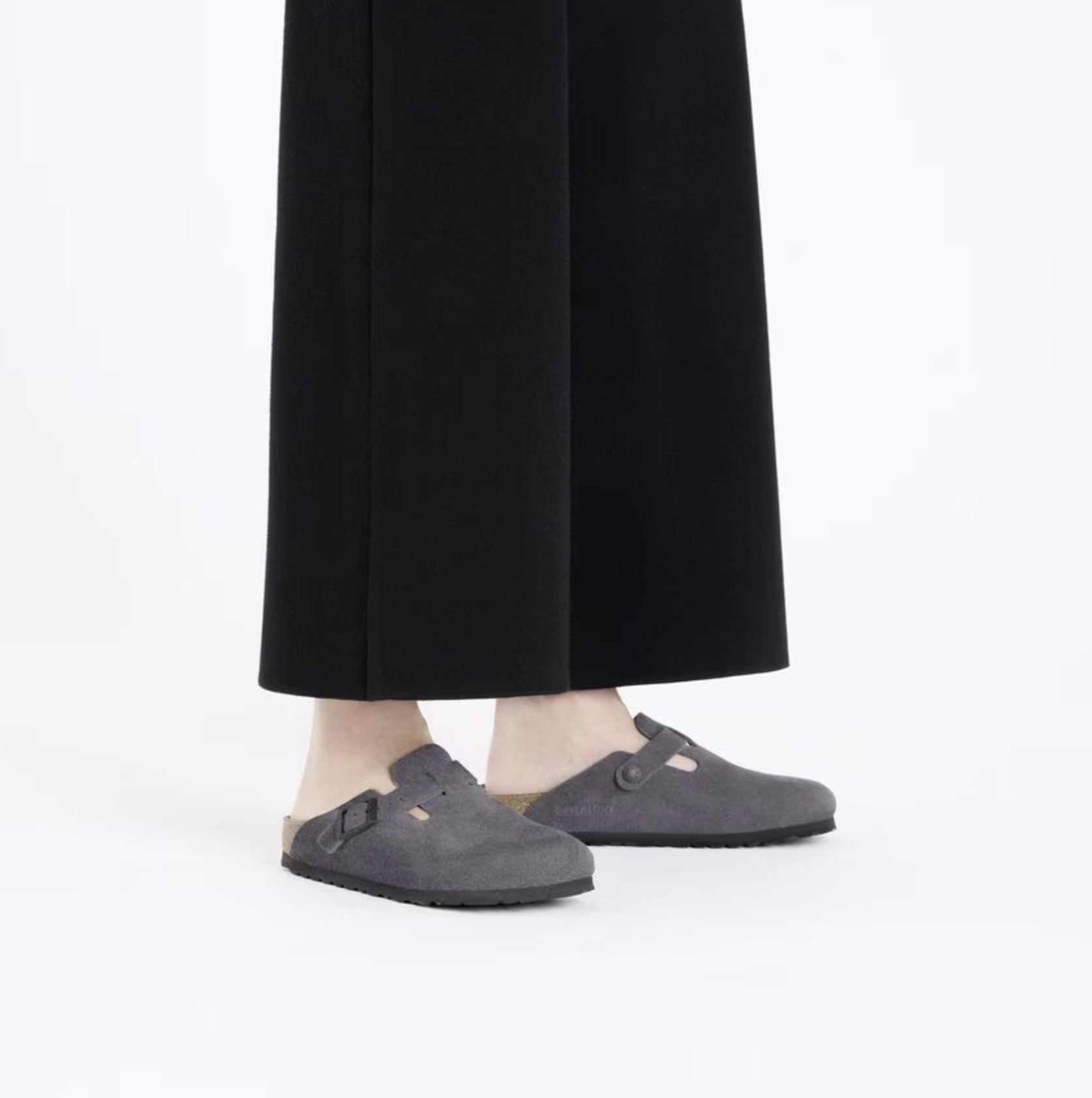 [Instock] Birkenstock Boston Suede Velvet Grey | 1028602