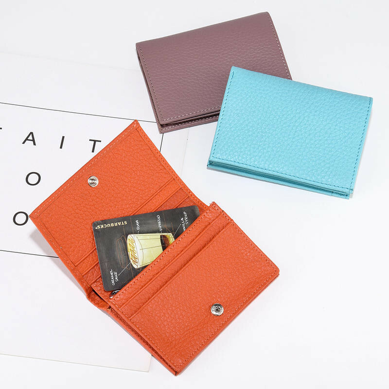 錢包 短夾 證件包 短款錢包 拉鍊零錢包 牛皮錢包 簡約錢包 女用錢包 卡夾錢包 小錢包 togo皮夾 實用禮物 156