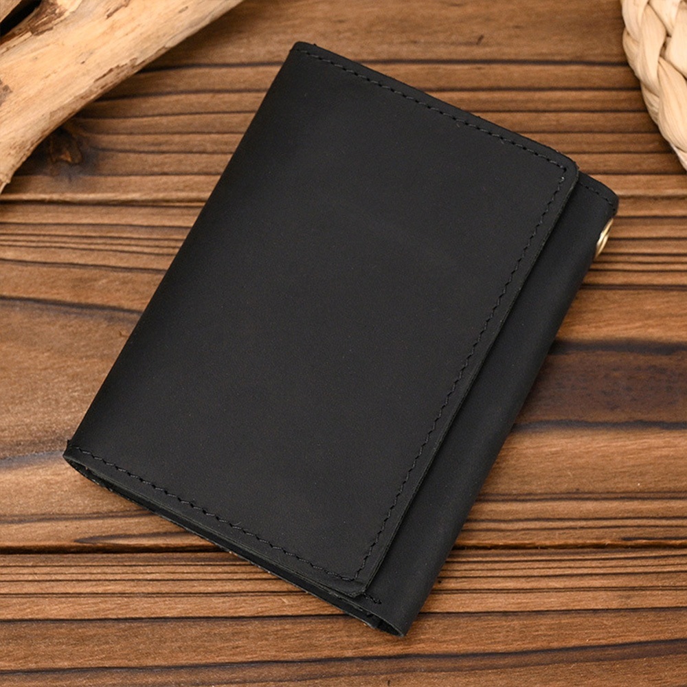 皮夾 短夾 錢包 男用皮夾 男生短夾 真皮錢包 三折 零錢包 招財皮夾 牛皮多卡位 短款錢包 薄皮夾 實用禮物 106