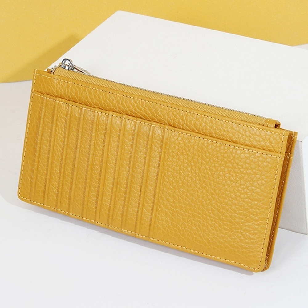 錢包 長夾 拉鍊錢包 長款錢包 牛皮錢包 男錢包 卡片零錢包 多卡位卡夾 薄款錢包 真皮手拿包 招財錢包 禮物 145