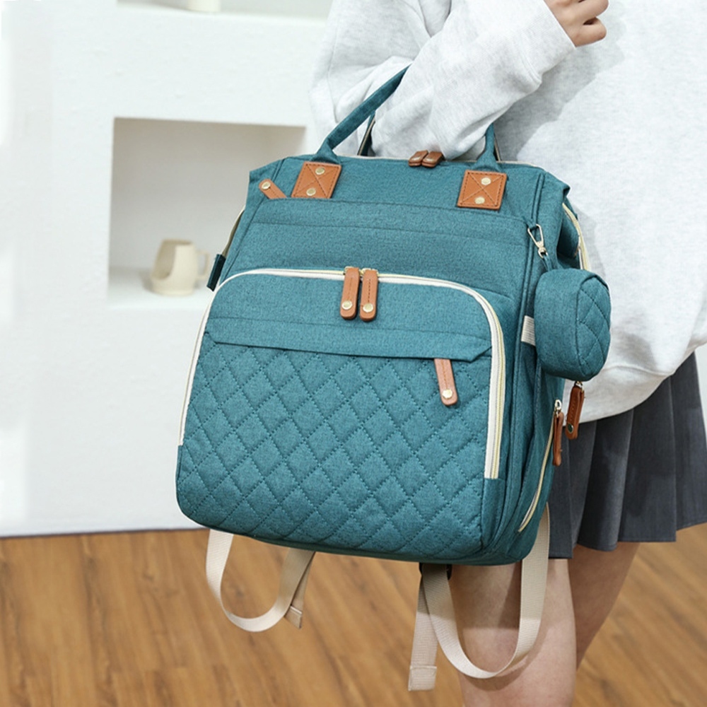 包包 後背包 尼龍包 媽媽包 防潑水包包 大容量後背包 多功能包 防水媽媽包 可掛推車 輕便背包 菱格紋包 禮物 786