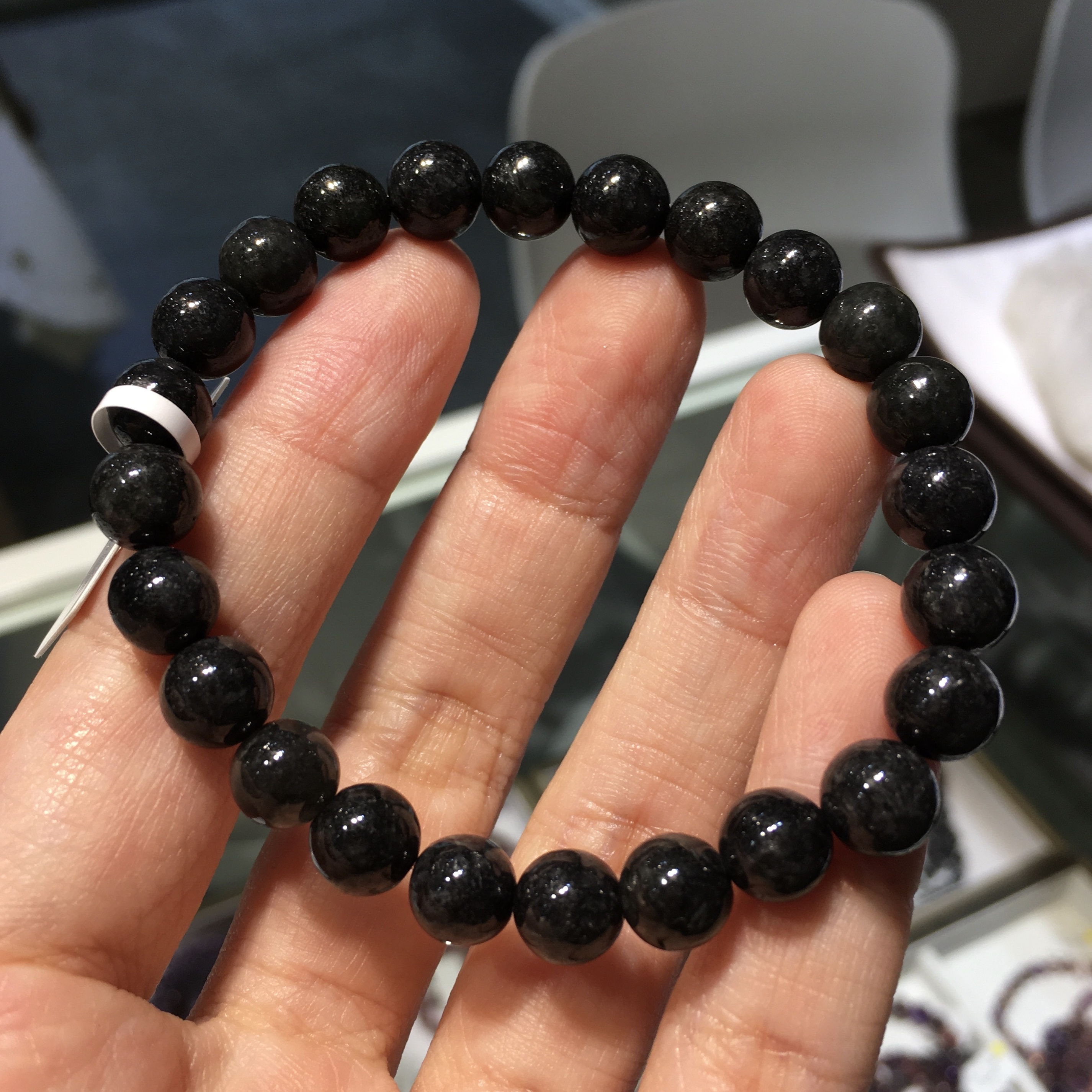 黑翡翠手串 8mm (001)