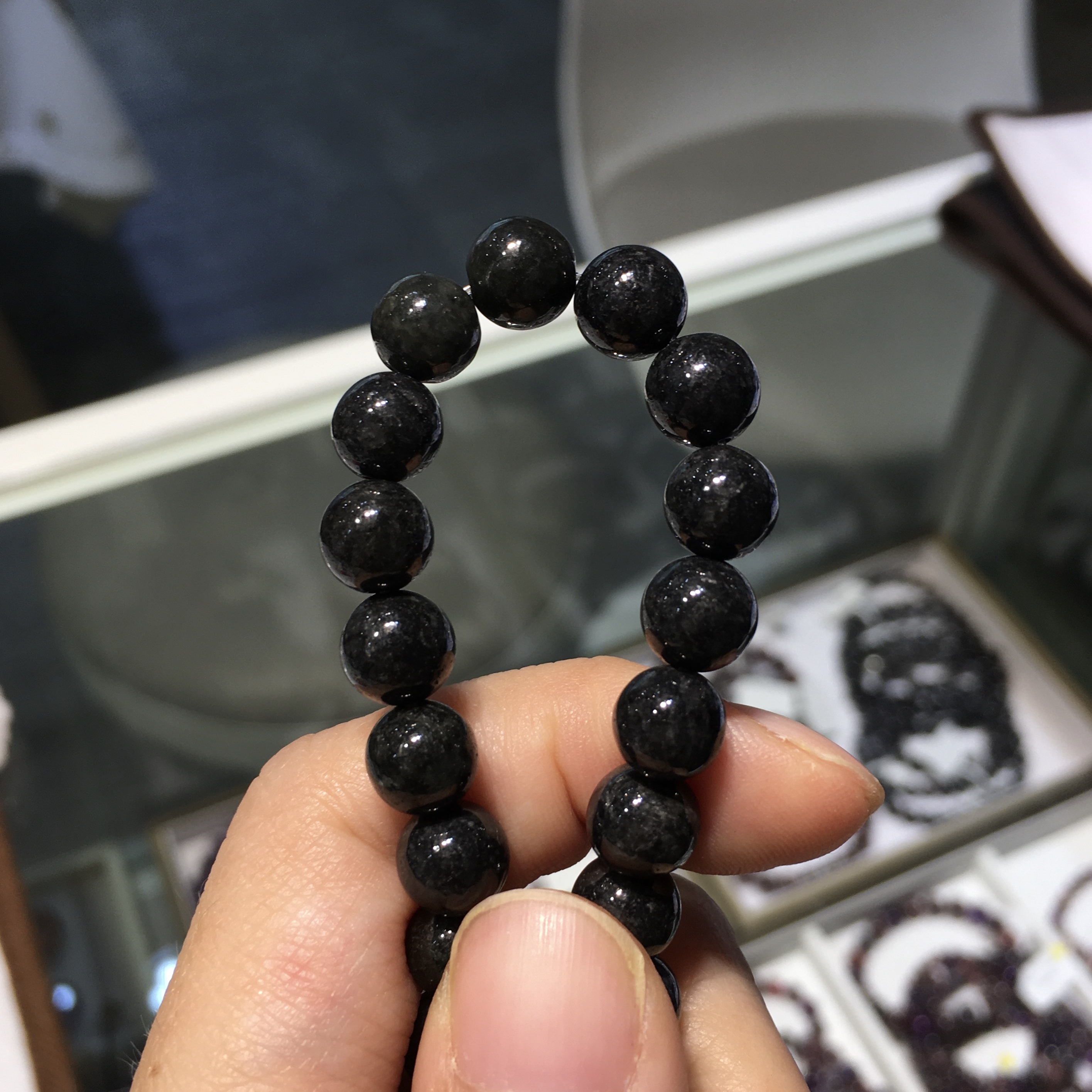 黑翡翠手串 8mm (001)