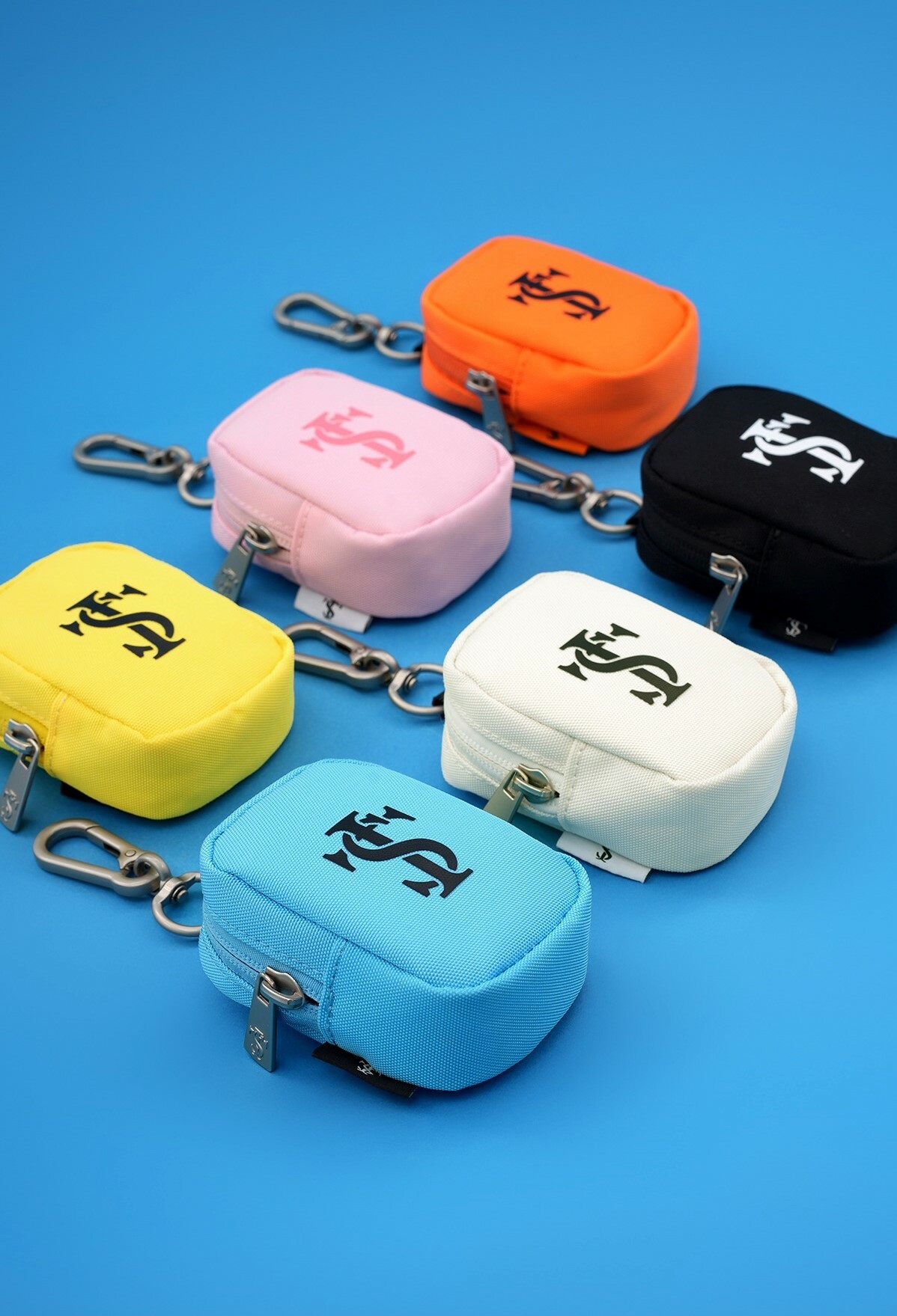 STK SmallTownKid 基礎LOGO 刺繡 零錢耳機包