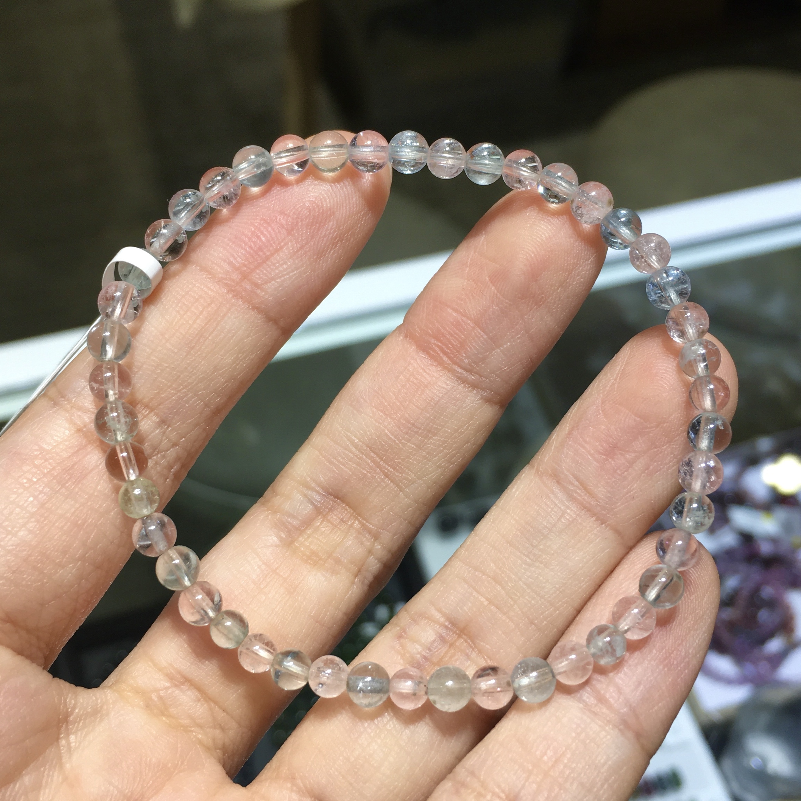 彩摩根石手串 05815 4mm