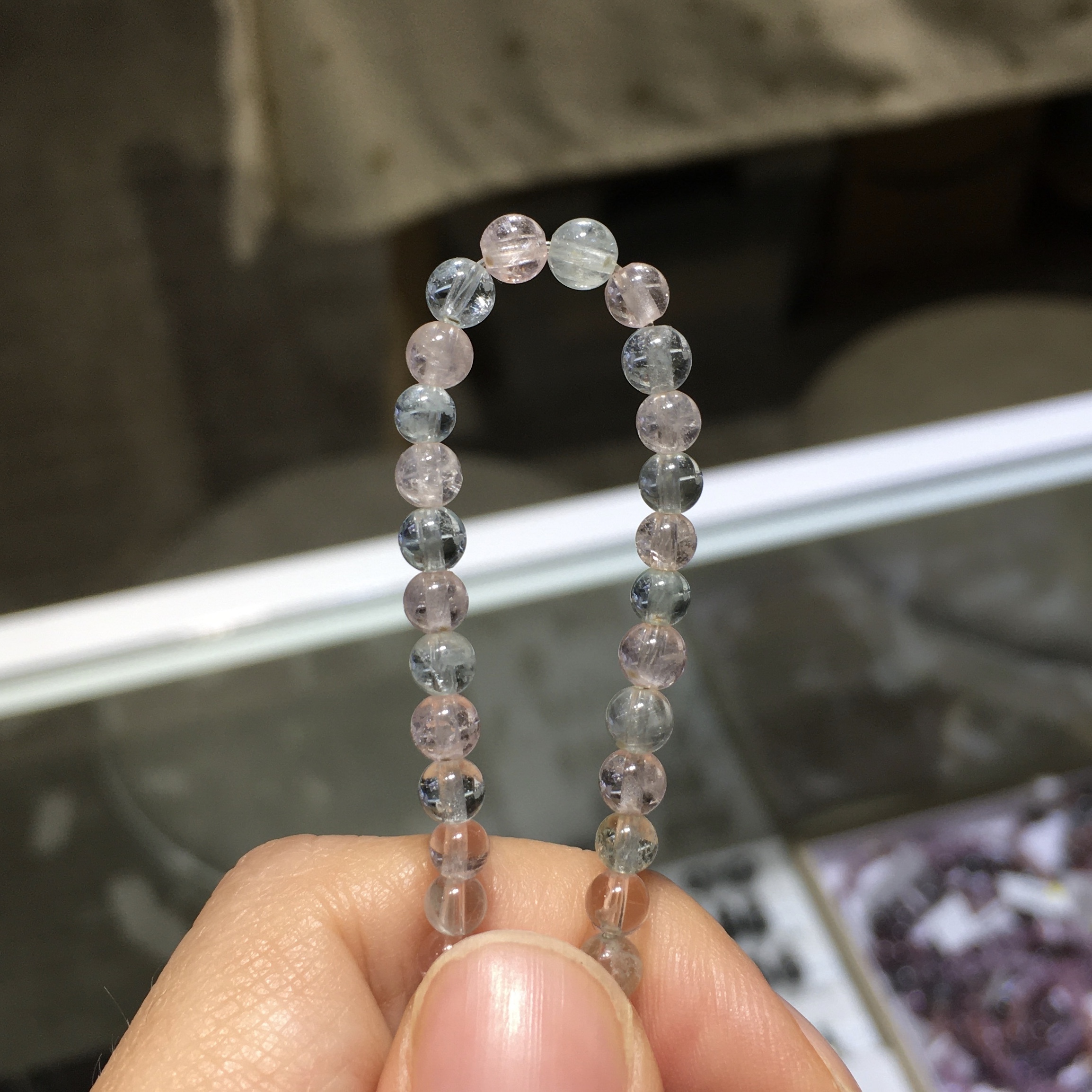 彩摩根石手串 05815 4mm