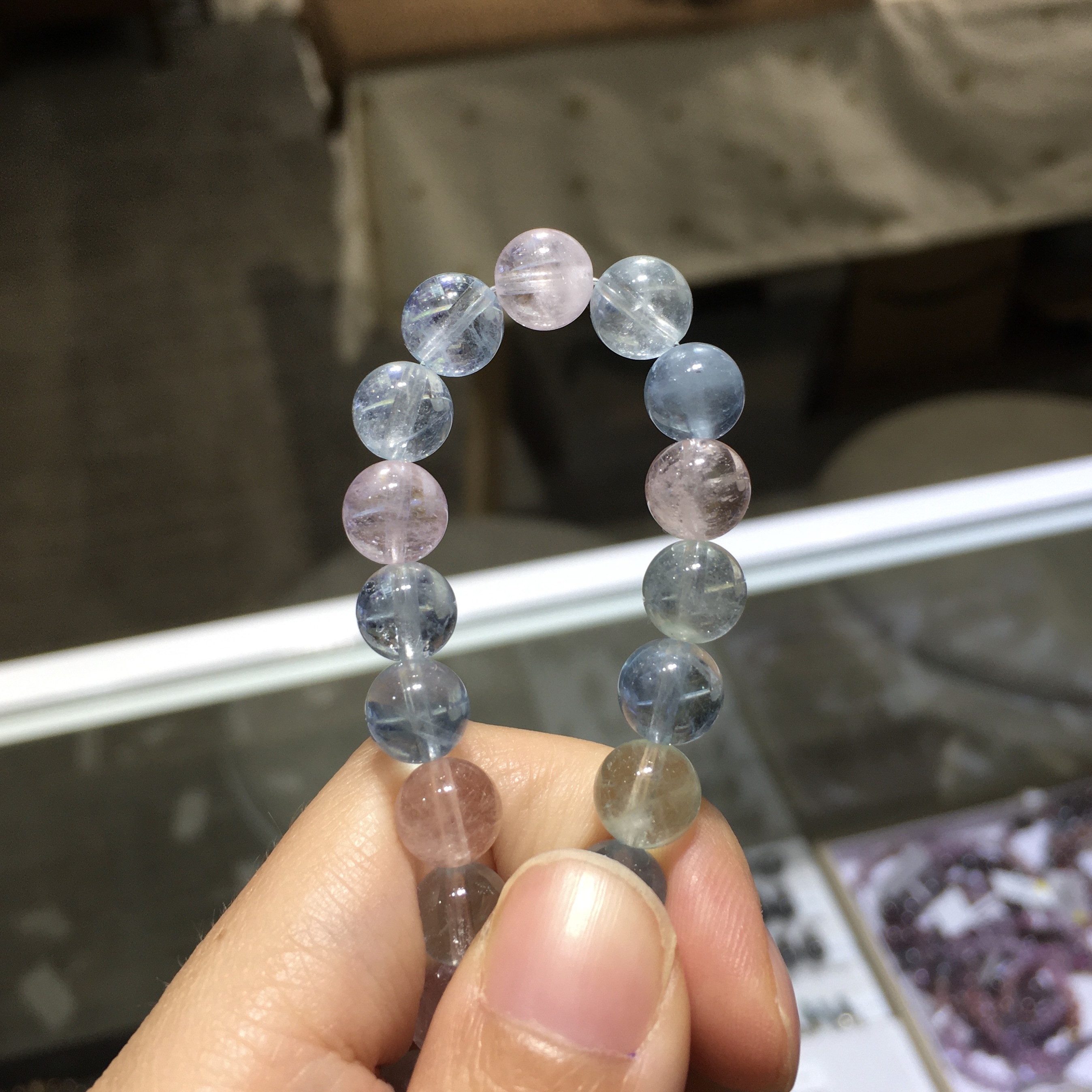 彩摩根石手串 05827 8mm