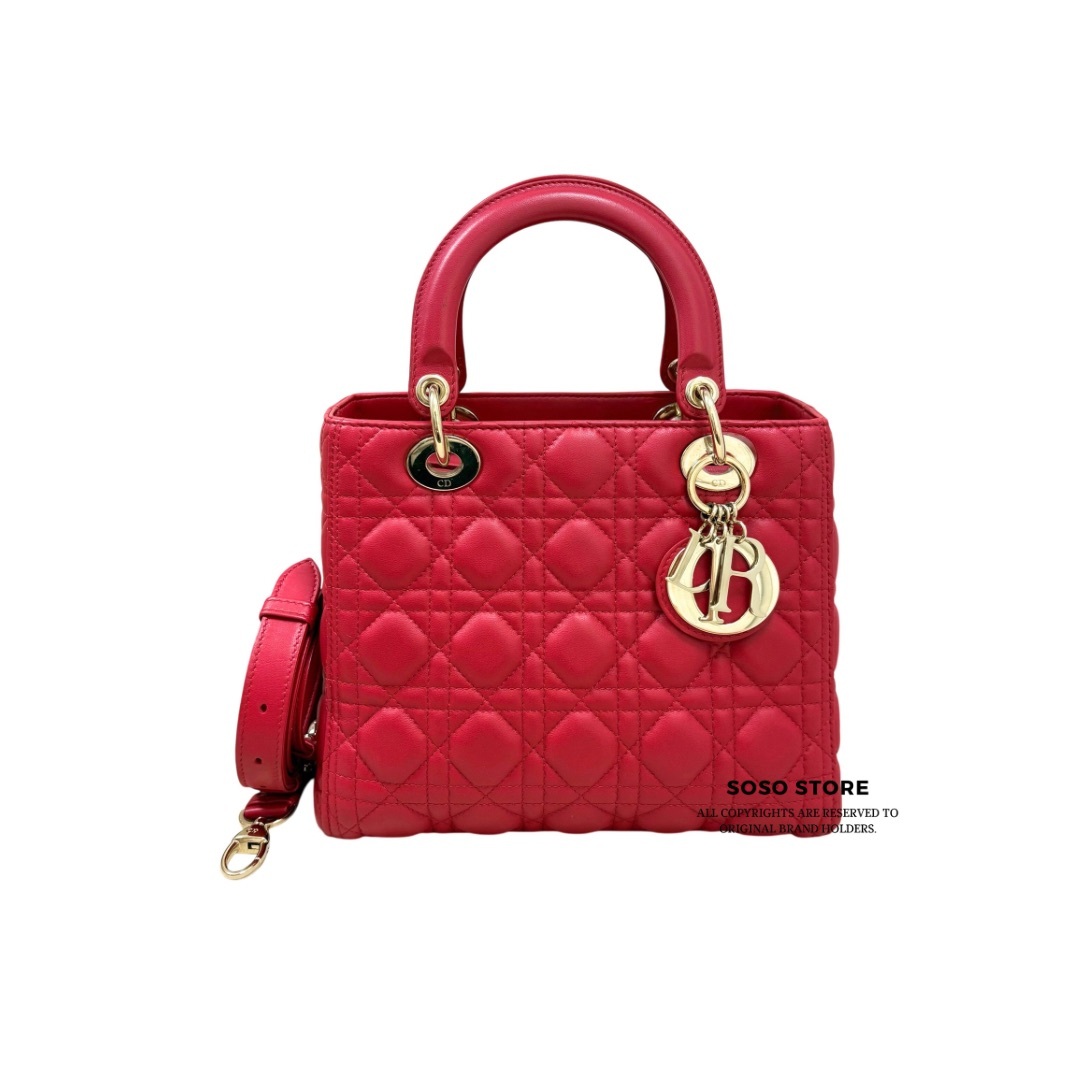 Dior Lady Dior - Red / Ghw