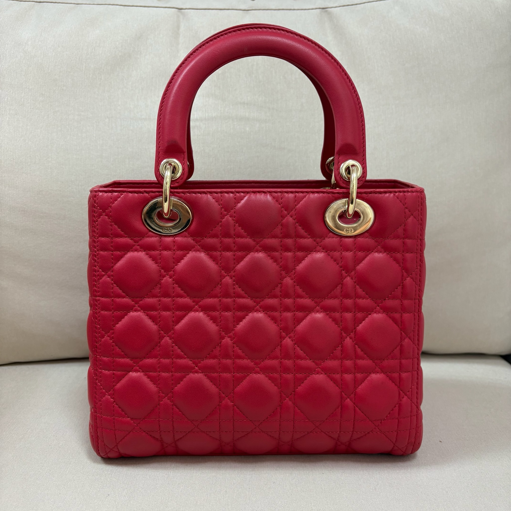 Dior Lady Dior - Red / Ghw