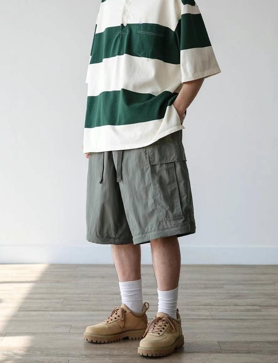 正韓➸兩穿式工裝氣球褲