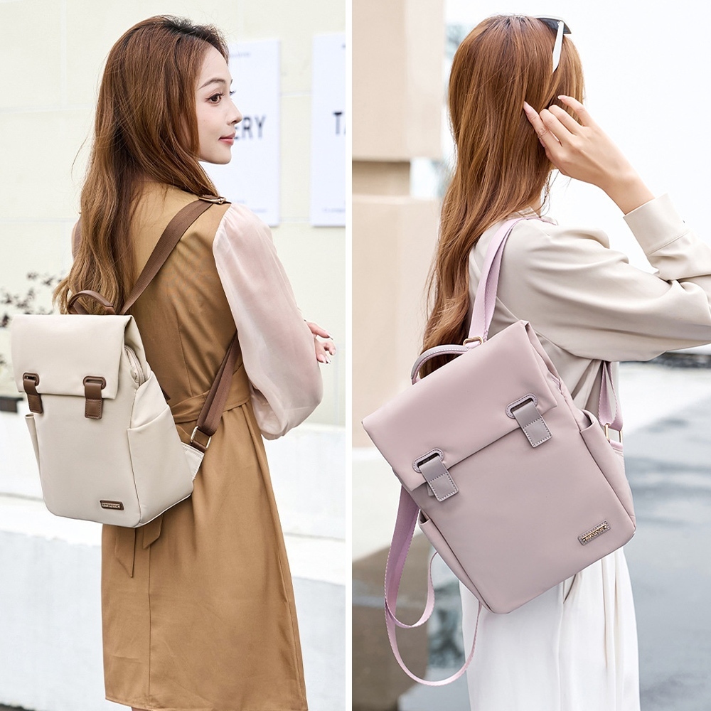 包包 後背包 ipad包 尼龍包包 奶茶色包包 雙肩包 媽媽包 14寸電腦包 16寸筆電包電腦後背包 奶茶色包包 937