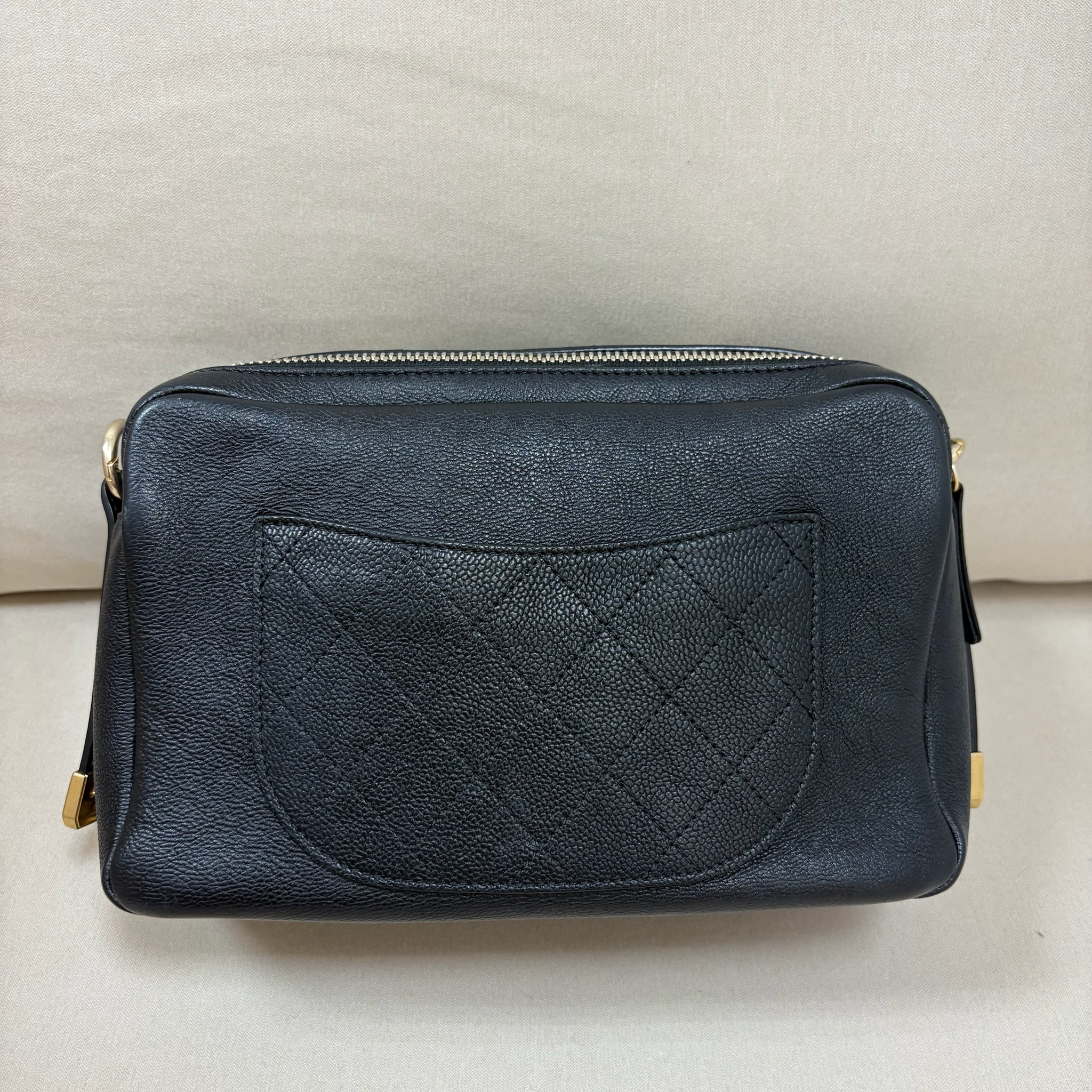 Chanel Camera Bag - Black / Ghw