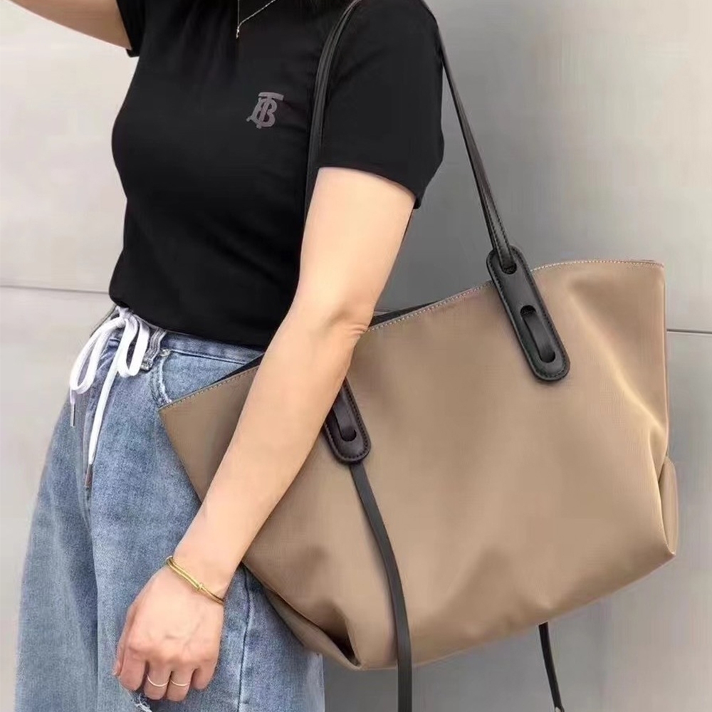 包包 單肩包 托特包 子母包 黑色包包 尼龍包包 大容量托特包 手提電腦包 通勤包 a4包包 奶茶色包包 禮物 931