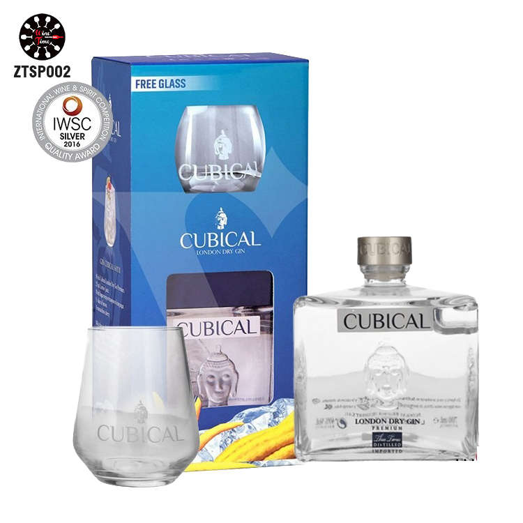 CUBICAL Premium London Dry Gin（送酒杯)