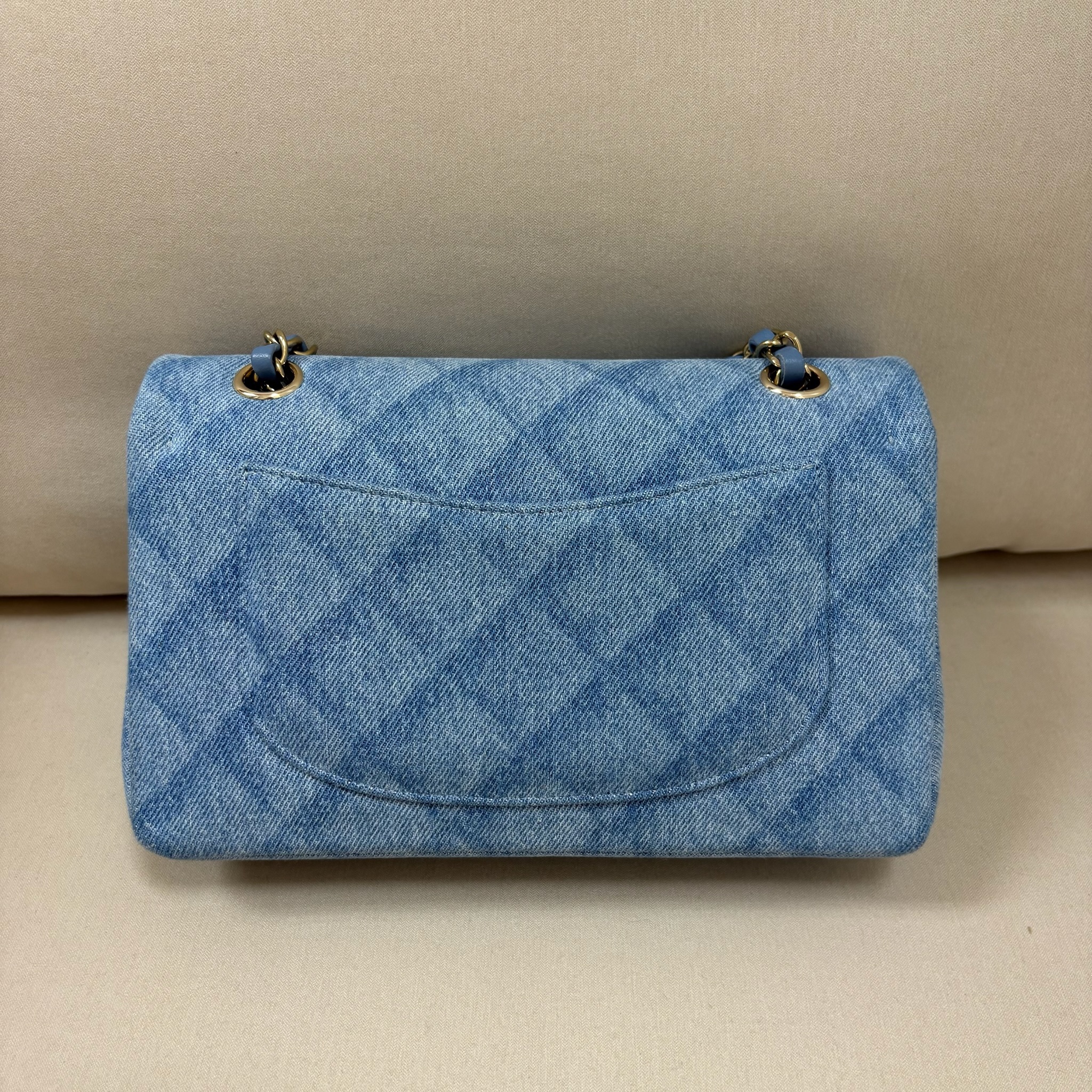 Chanel Classic Flap Bag - Denim / Ghw