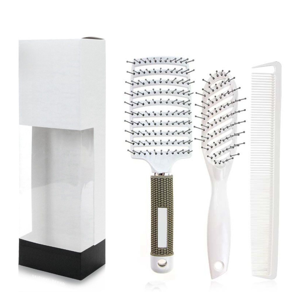 美髮梳 防靜電順髮梳 密齒梳 梳子 排骨梳 頭皮按摩梳 按摩梳 氣墊梳 大彎梳 大寬梳 順髮梳 髮根蓬鬆 禮物 017