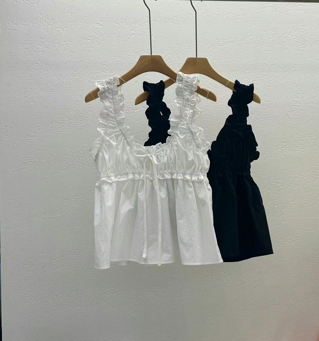 Ruffles娃娃背心(黑色)