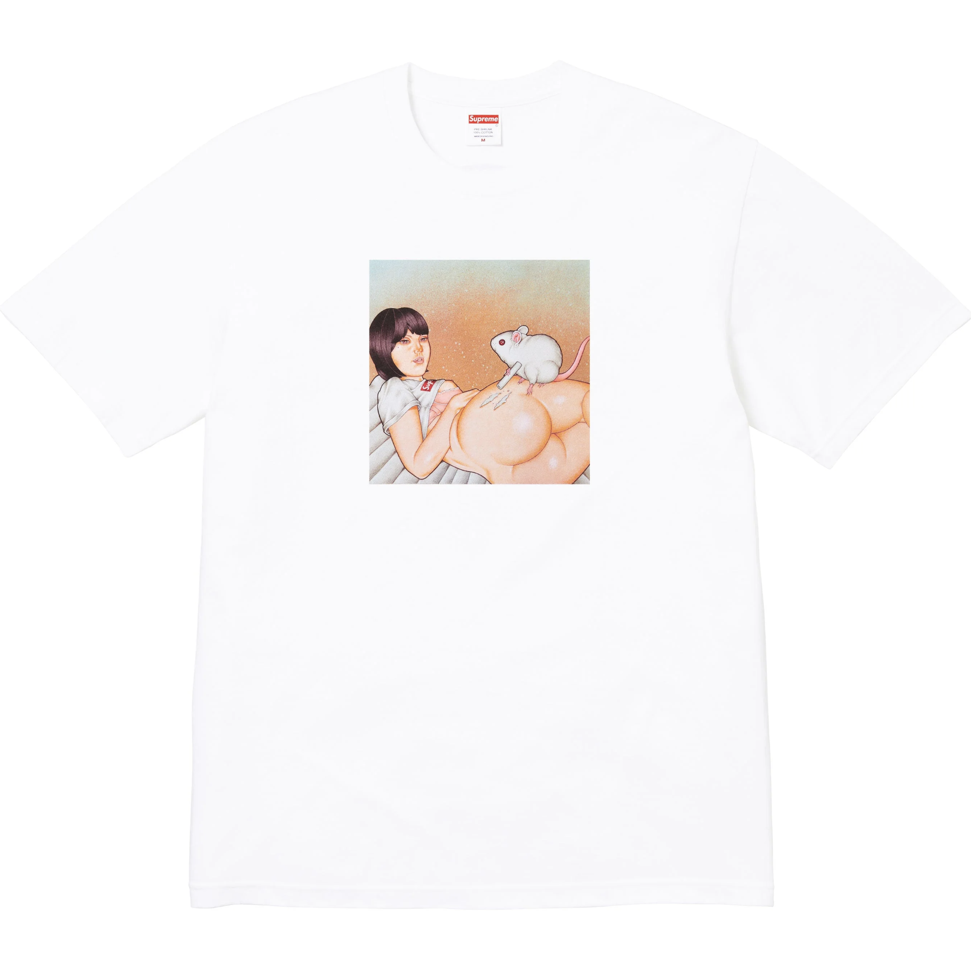 [現貨] Supreme SS25 Mouse Tee | (Black / White)