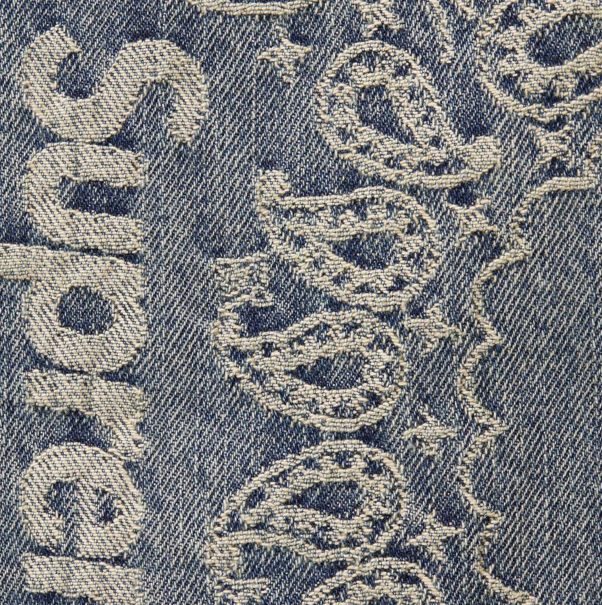 パンツ Supreme Bandana Jacquard Baggy Jean Blue Supreme Bandana Jacquard Baggy Jean Blue Men's - SS25 - US