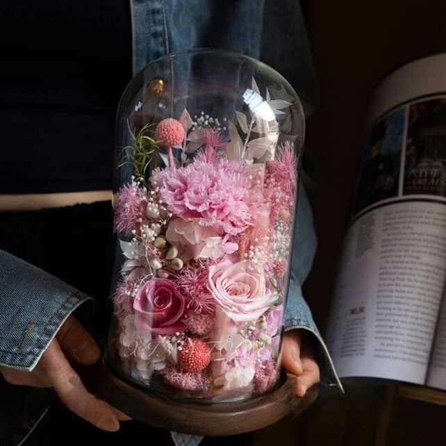 【現貨】母親節 永生花 康乃馨 LED燈 禮盒