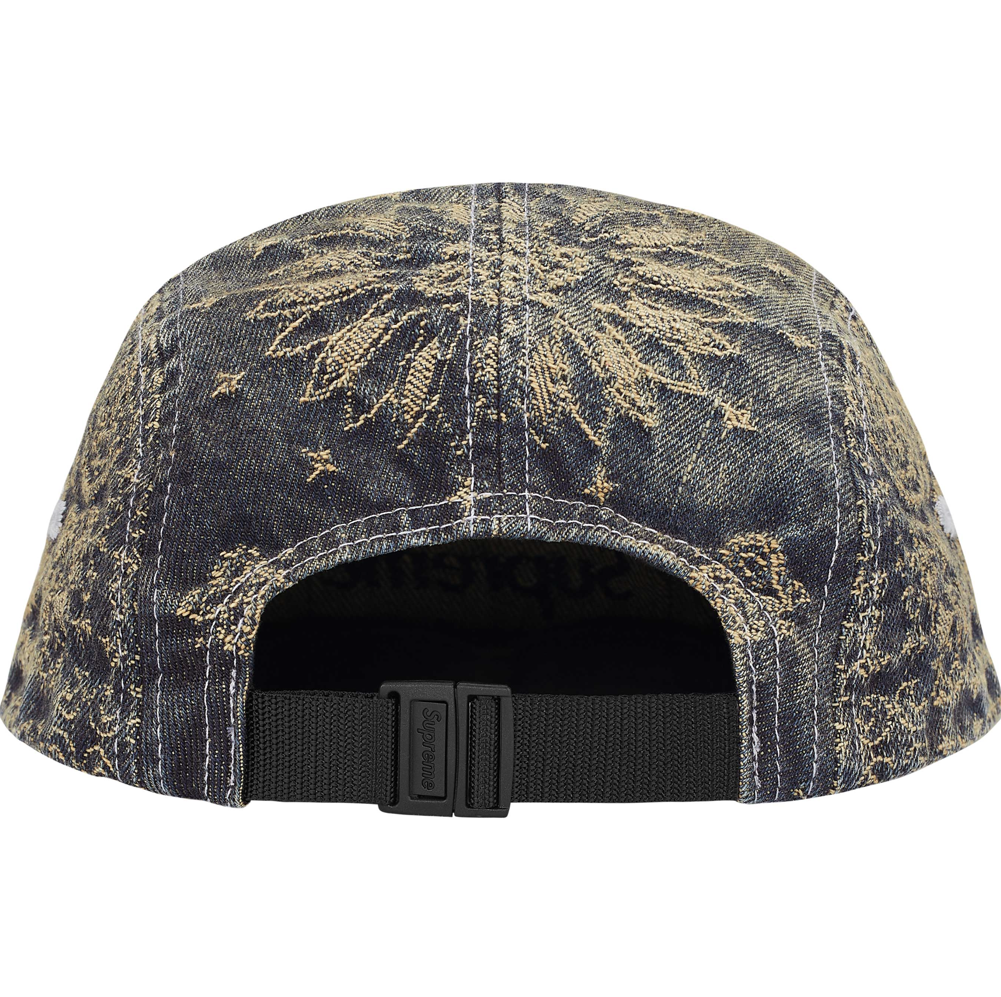 Supreme SS25 Bandana Jacquard Denim Camp Cap