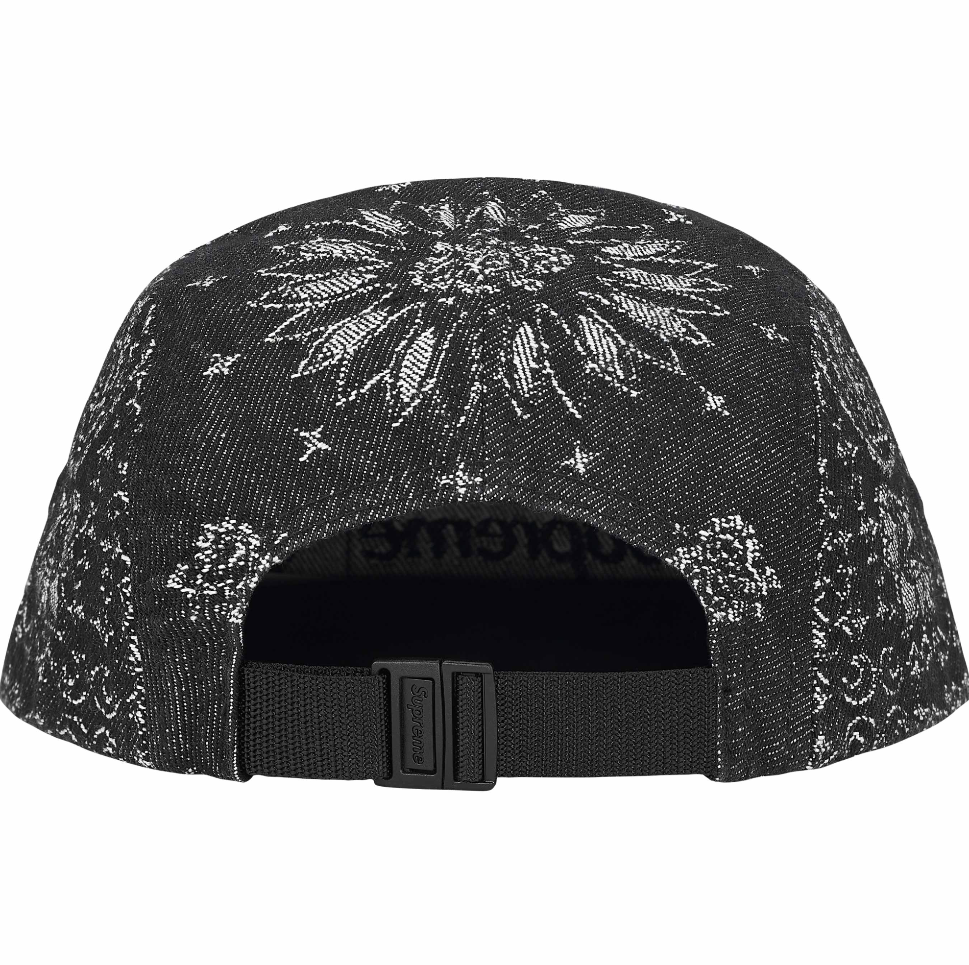 Supreme SS25 Bandana Jacquard Denim Camp Cap