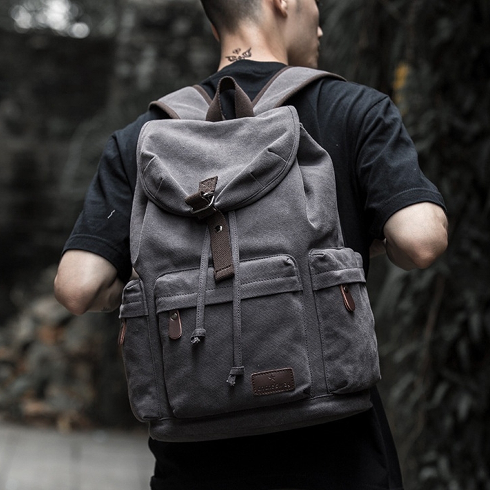 包包 後背包 水桶包 帆布包 文青背包 旅行後背包 帆布後背包 韓系背包 雙肩包 休閒背包 電腦包後背包 禮物 376