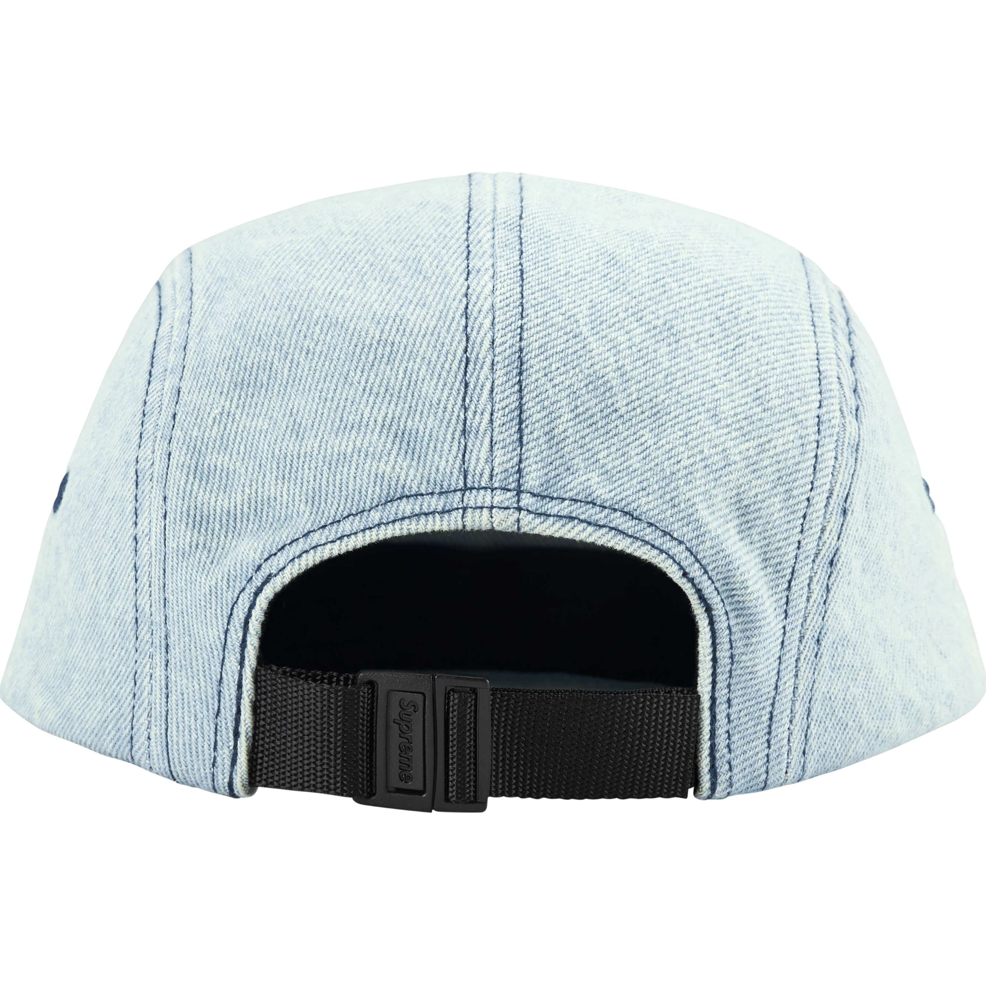 新品 Supreme 25SS Denim Camp Cap Bleached Supreme SS25 Denim Camp Cap