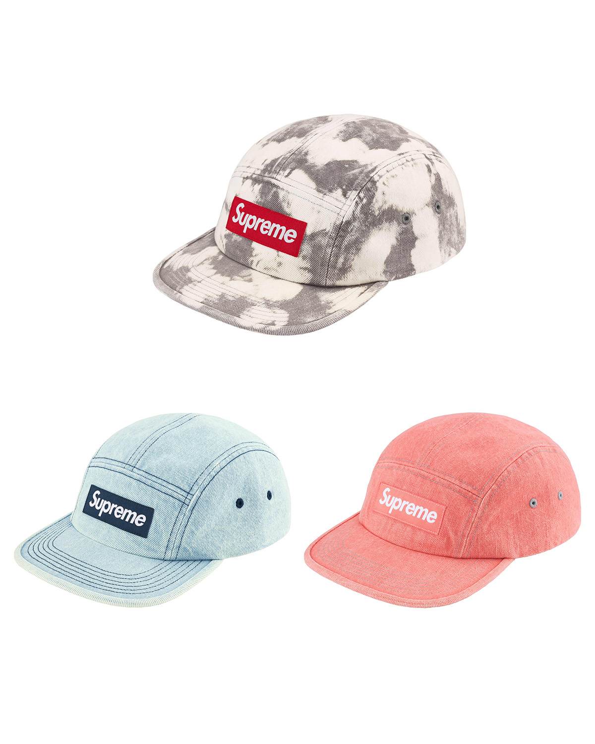 Supreme SS25 Denim Camp Cap