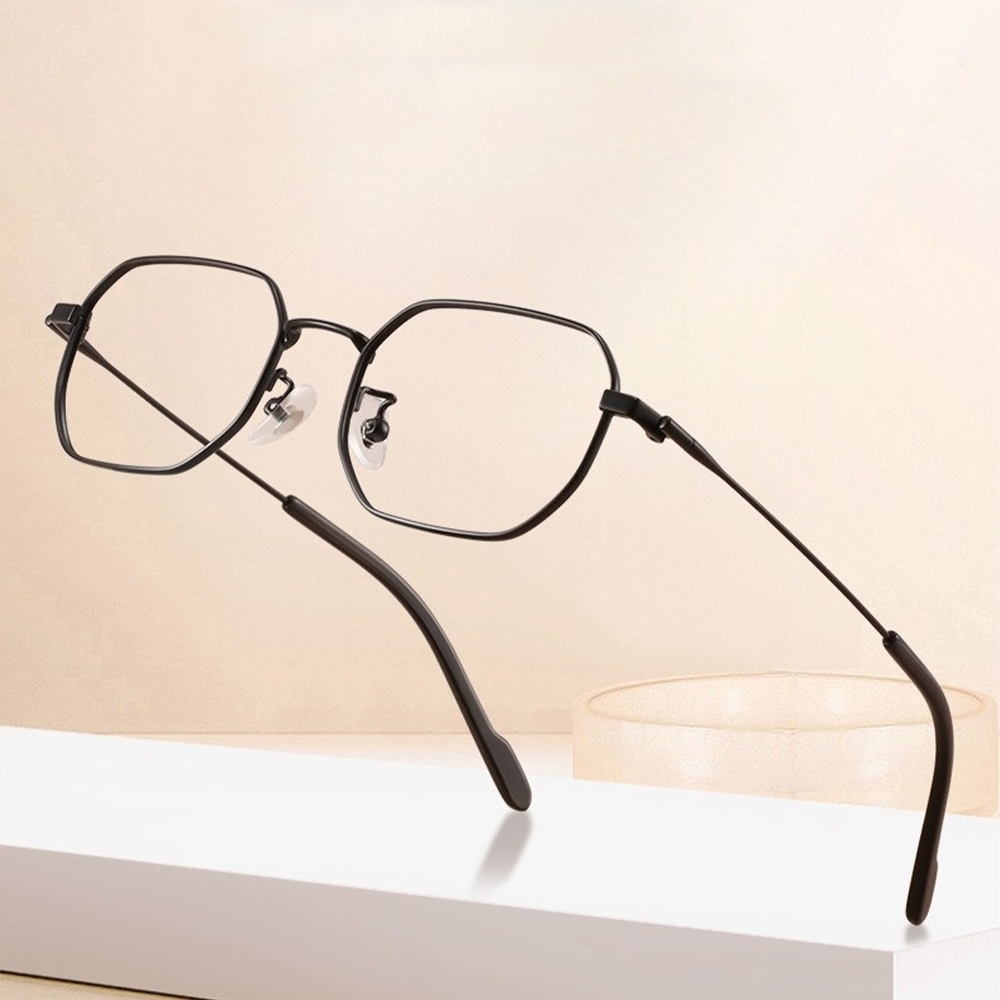 黑框眼鏡 網紅款眼鏡 女生眼鏡 鏡框 眼鏡 ins眼鏡 眼鏡女 眼鏡框 多邊形鏡框 素顏眼鏡 學生眼鏡 細鏡框 025