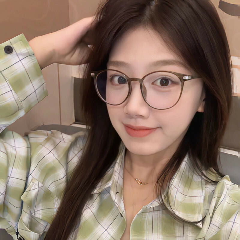 眼鏡 女生眼鏡 圓框眼鏡 素顏神器 鏡架 鏡框 素顏眼鏡 女生眼鏡 鏡框 眼鏡女 無度數眼鏡 韓系眼鏡 網紅眼鏡 024
