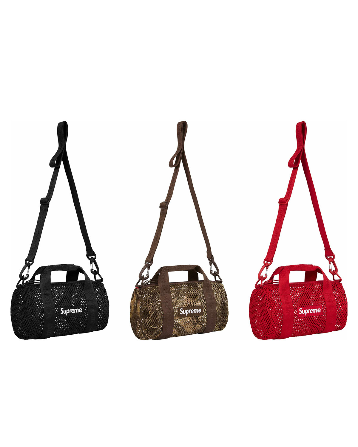 シュプリーム Supreme Mesh Mini Duffle Bag RED Supreme Mesh Mini Duffle Bag Visit us at Orchardgateway B2