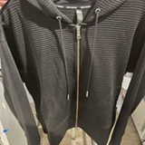 [S] DKNY BLACK TECH OTTOMAN FULL ZIP HOODIE, DP4J9312-BLK (SD1269)