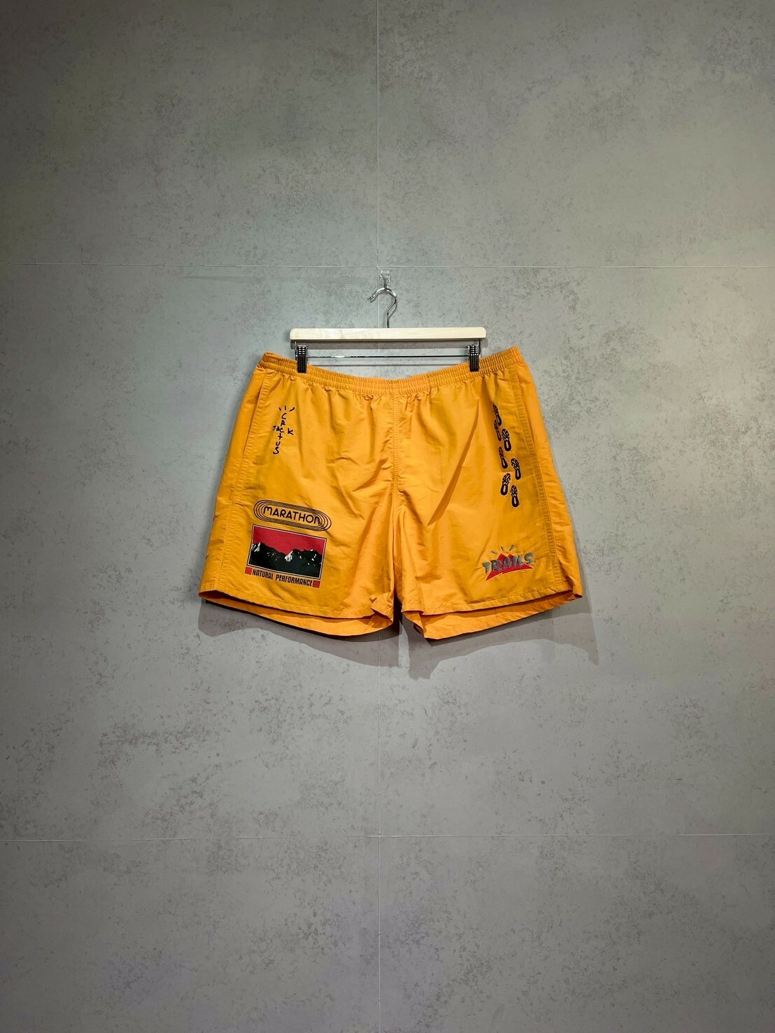 Travis Scott Cactus Jack Trails Shorts Gold (CJNT-PS19) Men's SIZE XXL