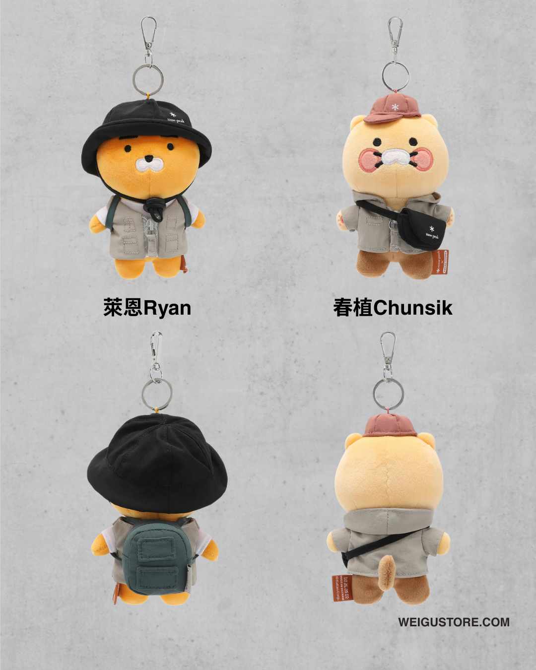 【現貨】Snow Peak X Kakao Friends 聯名限定 娃娃 鑰匙圈 S25SUFSU86