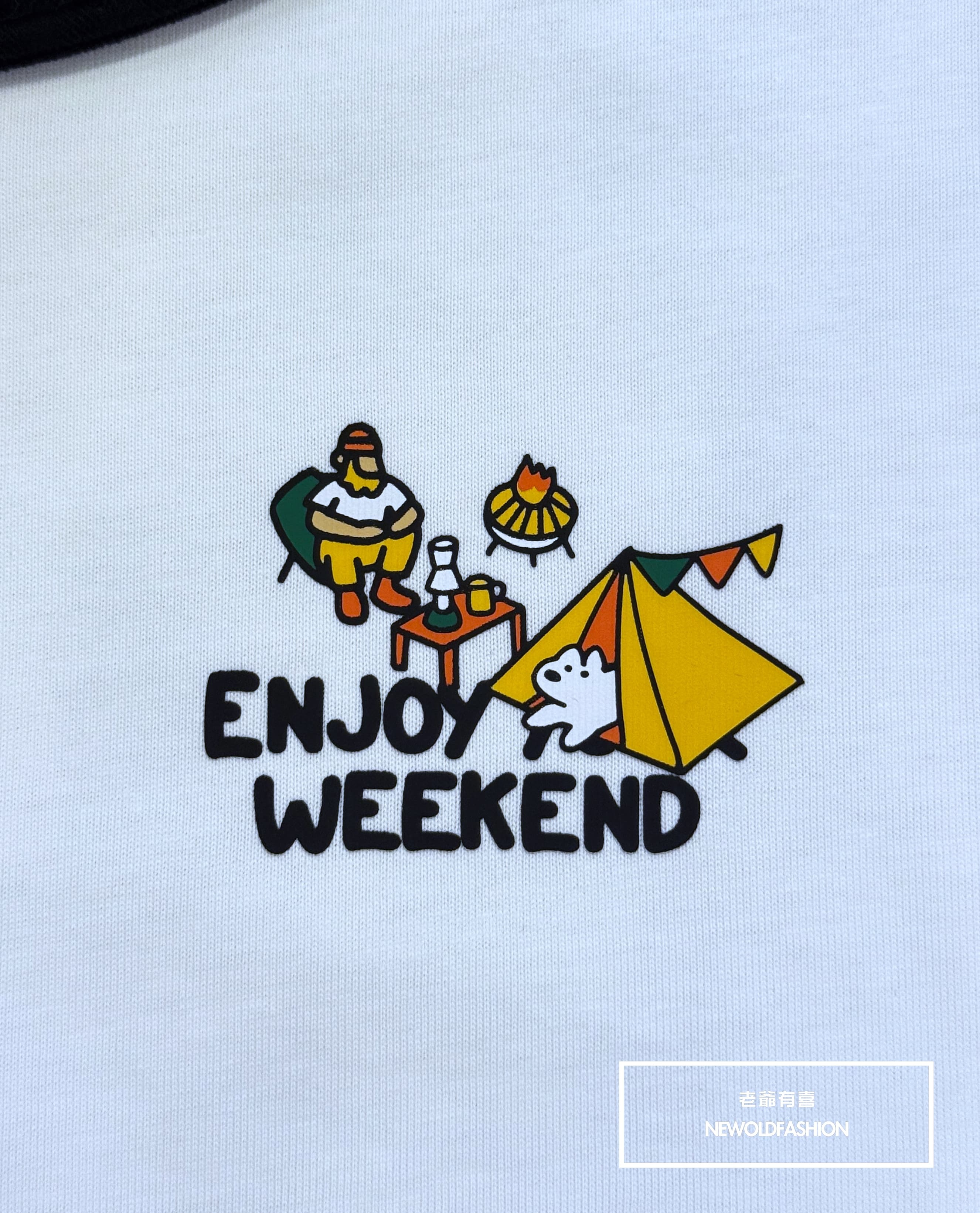 『新品上市』重磅Weekend露營短T(NOF25038136)-白