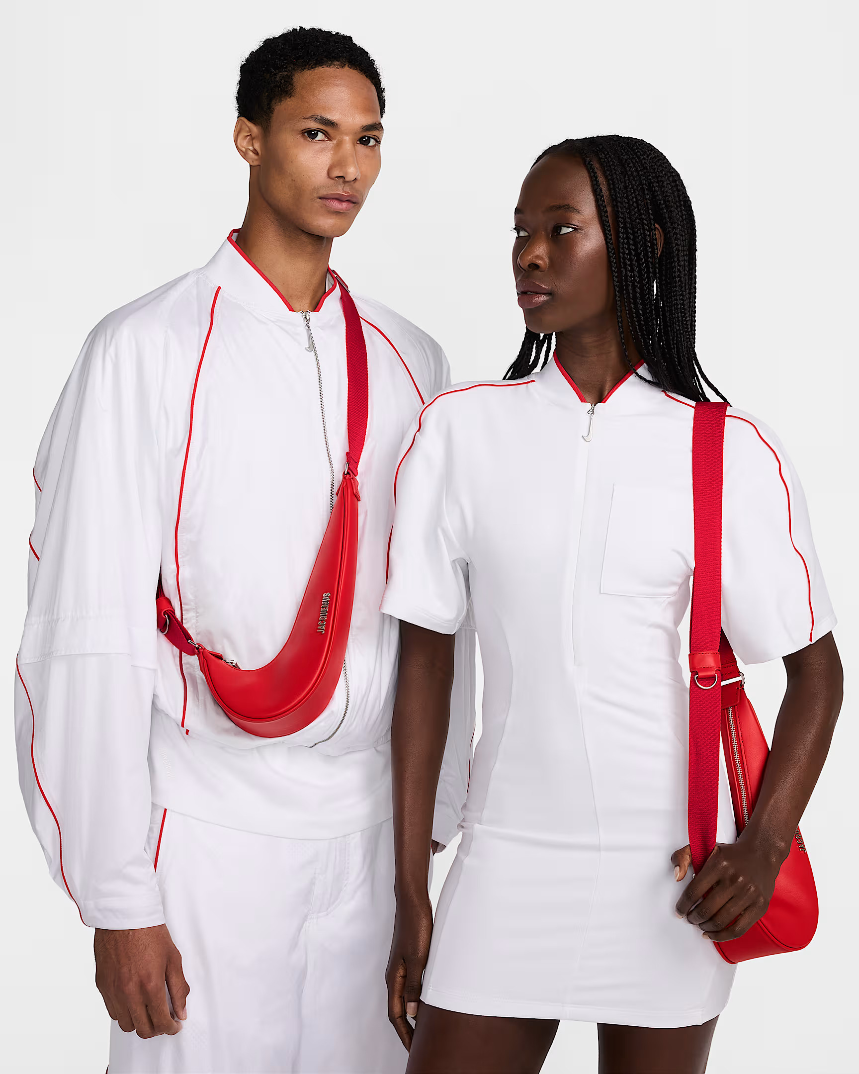 Nike x Jacquemus Swoosh Bag 紅色勾勾包 斜背包 亮紅色 DQ0324-611