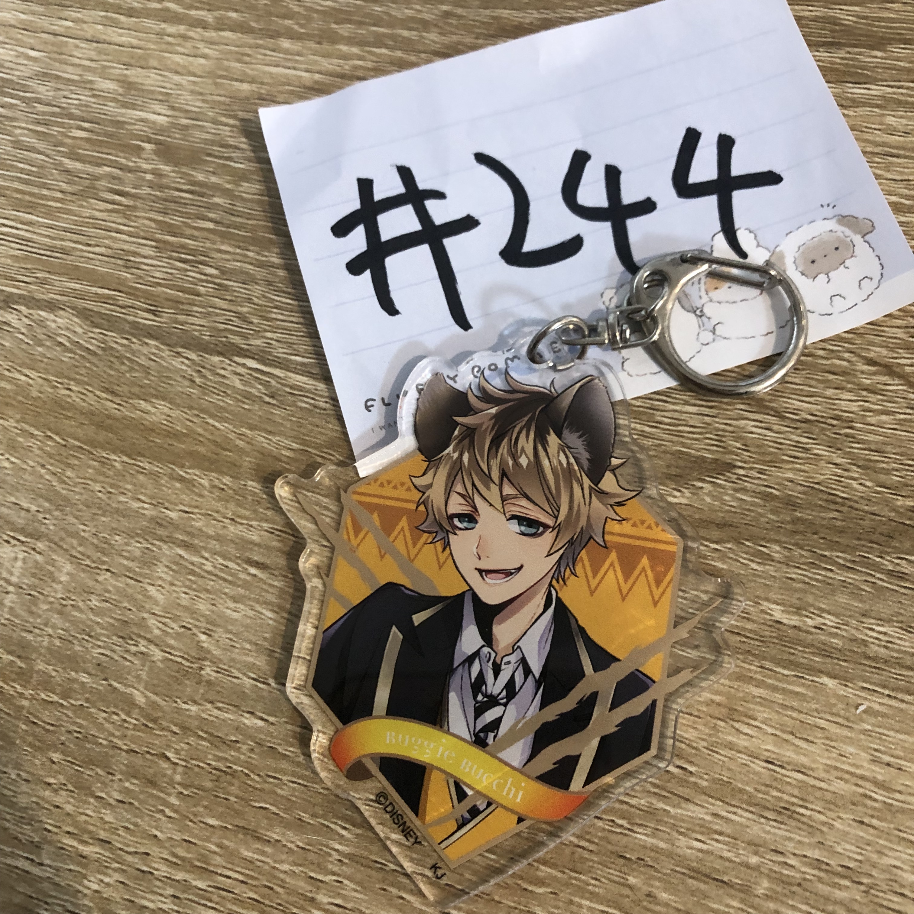 TWST ruggie 掛件#244